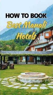 Best Hotels in Manali 🏔️ | Budget to Luxury Stay with Stunning Views #shorts