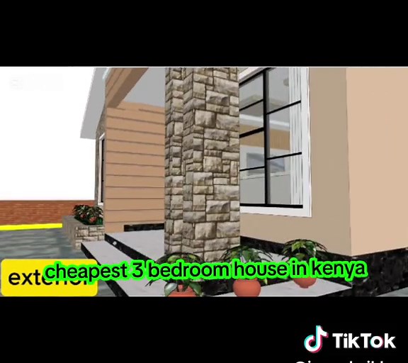 simplest cheapest 3 bedroom design in Kenya call us today for all your design needs 0704179774