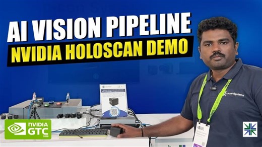 NVIDIA Holoscan Vision Pipeline Demo | Real-Time AI Processing | NVIDIA GTC 2026 | e-con Systems | e-con Systems