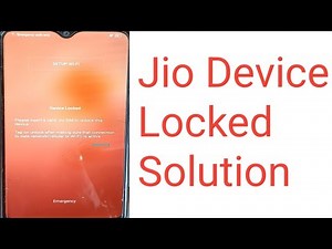 Device Locked Please Insert A Valid Jio Sim to Unlock Device/Vivo Jio Sim Unlock Problem Solve
