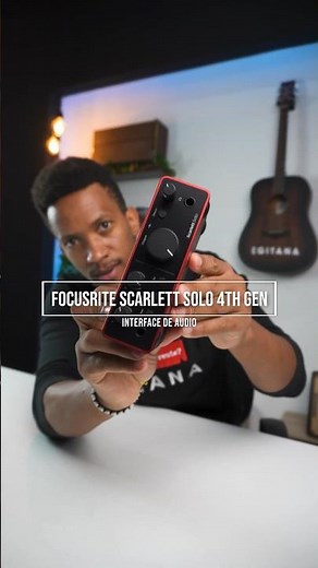 Focusrite Scarlett Solo 4th Gen Audio Interface | EGITANA.pt