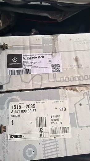 Mercedes Sprinter inlet manifold replacement. W906 OM651 engine intake. #repair#vanlife#diy#tools