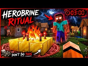 How to Summon Herobrine in Minecraft PE/Bedrock! (NO MODS)