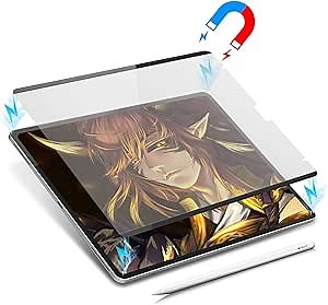 Amazon.com: FILMEXT Magnetic Like Paper Screen Protector for iPad Pro 12.9" M1 2021/2020/2018,Removable iPad Pro 12.9 Matte Screen Protector compatible with Glass Film,Anti-Glare,for Writing/Drawing/Sketching : Electronics
