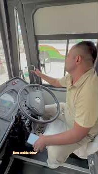 Hydrogen Bus Full Driving Tutorial: How do start, gear, handbrake and sensors work?🙏