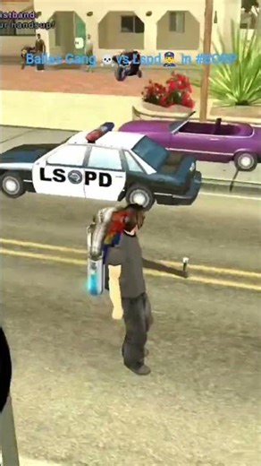 gang ☠️ vs cop fight 👮‍♂️ #borp #samp #gta #gtasanandreas #gtarp #youtube #rockstar #viral #trend
