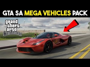 ✅ How To Install *Mega Vehicles Pack* (2024) in GTA San Andreas 😍