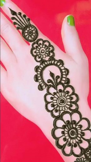 simple mehndi designs for eid back hand | new mehndi design | new mehandi ke design | mehndi