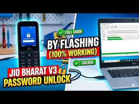 How to Unlock Jio Bharat V3 (JBV191M1) | Password Reset & Flashing Guide (100% Working)
