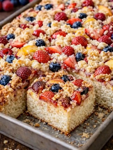 "Kochani, to rajskie ciasto owocowe to prawdziwa uczta dla oczu i podn...