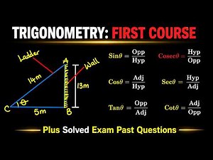 Trigonometry for Beginners | Full Course (Sine, Cosine, Tangent, Sec, Cosec, Cot Explained)