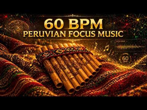 Peruvian Flute Music | Relaxing Music of the Andes | 60 BPM Super Learning & Deep Sleep 2026