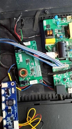 LED TV Screen Dark 😱 | Backlight Inverter Fault | TV Repair #shorts