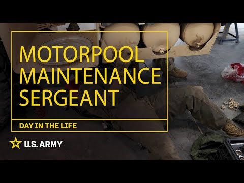 Day in the Life: Motorpool Sergeant | U.S. Army