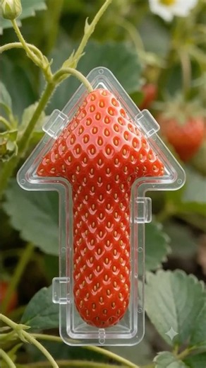 The EASY way to grow strawberries at home! 🍓✨ #shorts #comedy