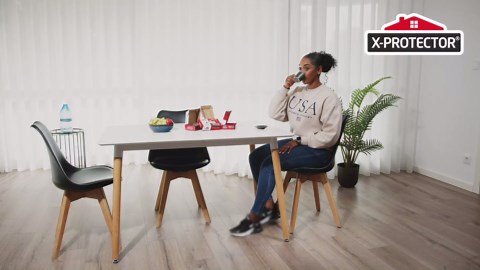 Screw-On Felt Furniture Pads X-Protector 24 PCS - 1.1” Chair Leg Floor Protectors for Hardwood Floors - Premium Chair Glides - Brown Floor Protectors for Chairs - The Best Furniture Sliders!