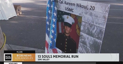 Memorial run pays tribute to 13 U.S. Service Members killed by suicide bomber in 2021 attack in Afgh