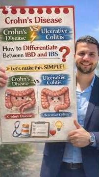 Crohn’s vs UC Made SIMPLE + IBS Trick! for MRCP لو بتتلخبط بينهم لازم تتفرج على الفيديو للاخر