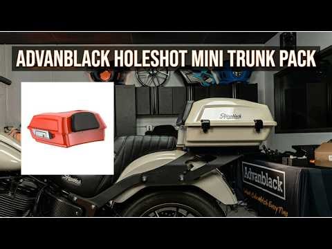 Advanblack Holeshot Mini Trunk Pack Install | Softail Models