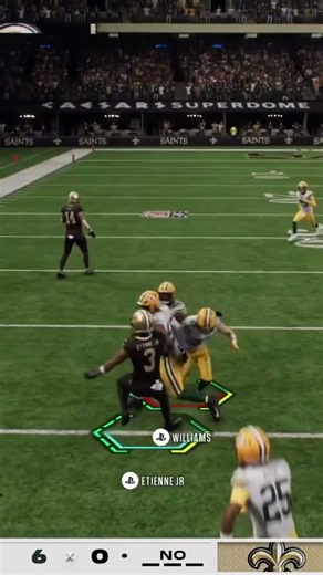 #madden27 #foryou Evan Williams with the hit stick 🤯🤯 #nfl #greenbaypackers #lildurk #evanwilliams