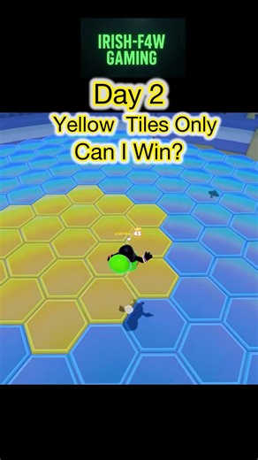 Day 2 Yellow Tiles Only - Can I Win? | Fall Guys Shorts #fallguysshorts #fallguys #fallguysmoments