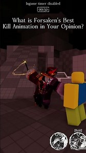 Best Forsaken Kill Animation in Your Opinion? #forsaken #shorts #roblox #memes