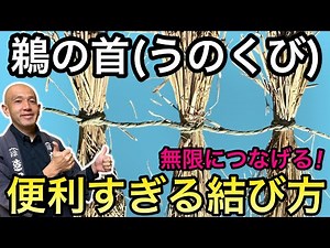 [The most useful knot for everyday use] A thorough explanation of the "Uno Kubi" knot, which you ...