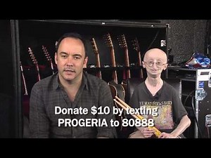 PRF | Join Dave Matthews and Sam -- help them cure Progeria!