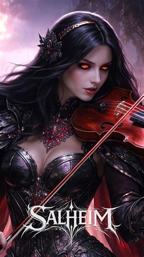 QUEEN OF THE BLOOD VEIL 🩸🎻 #vampire #violin #metal #gothicmetal #gothic #heavymetal #gaming #anime