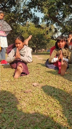 Girls Doing Feet-Behind-Head Pose! | Kids Yoga Challenge | Amazing Flexibility#yagya