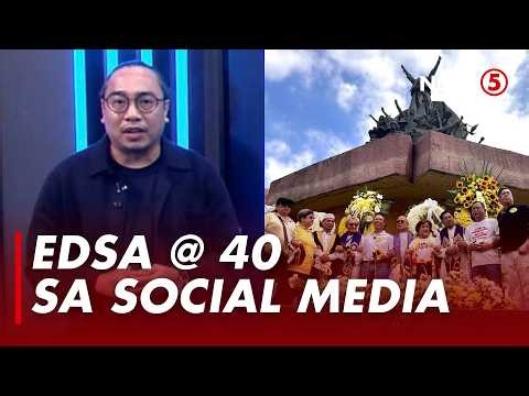 #EDSA40 sa social media, paano pinag-usapan? | News5 Analytics