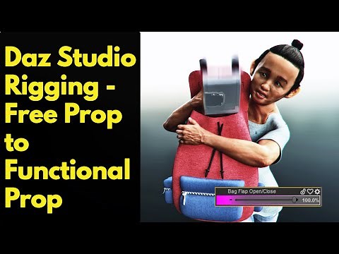 Daz Studio Rigging – Free prop to functional prop