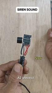make a 12V siren sound #electronic #diyelectro | A2