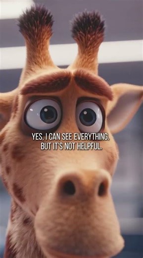 First Day at Work… as a Giraffe