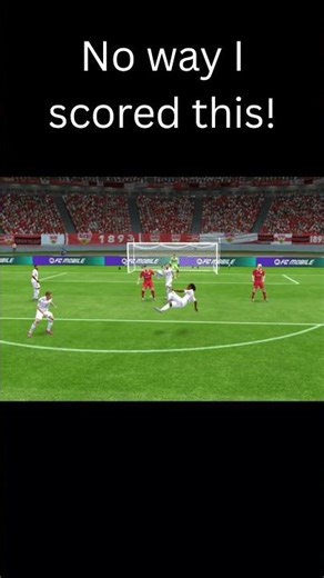 Insane Long-Range Bicycle Kick Goal 🔥⚽ #fcmobile