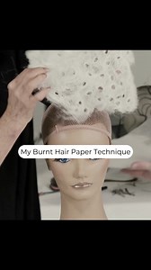 My burnt hair paper technique is unique and easy to master and guarantees striking results for your next Avant-garde masterpiece or creative photoshoot. Learn all my innovative techniques online at sharonblain.com 🔥 #sharonblainonline | Sharon Blain Education