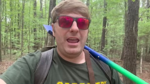 Police and snakes join the hunt: Epic hole discovery