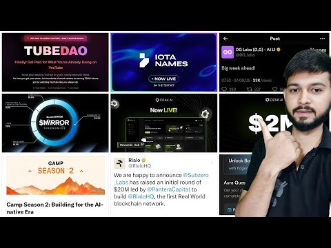 (07-Sept-25) Airdrops Updates - Edgen Ai, XOS, Rialo, OG Labs, Camp, Mirror, OP Net, etc.