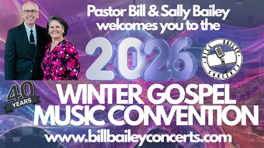 The Perry's & Jonathan Wilburn 2026 Winter Gospel Music Convention Early Bird Night! 1/31/26 | Bill Bailey Concerts