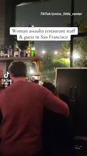 Drunk belligerent woman harasses staff and guests, gets kicked out and tripped hard | Progressive Power