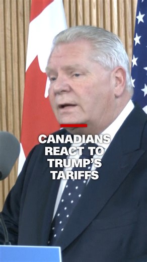 President Donald Trump's 25% tariffs on Canada and Mexico came into effect on Tuesday. The president also doubled the tariff on all Chinese imports from 10% to 20%. Canada and China immediately retaliated with tariffs on American goods. Hear what Canadians think of the announcement. https://cnn.it/4kkEu6B | CNN
