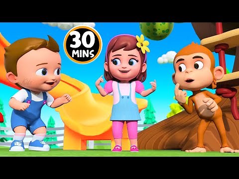 Head Shoulders Knees and Toes + More Nursery Rhymes & Kids Songs | Super Crazy Kids Rhymes
