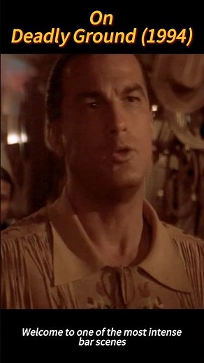 🥊 THE MOST RIDICULOUS BAR SCENE EVER? | On Deadly Ground (1994) Hand-Slap Game Explained! 🍻😱