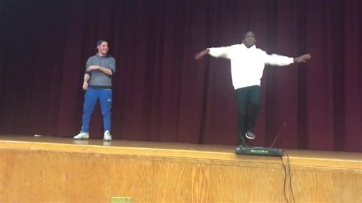 Student Challenges Teacher to Dance Off