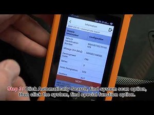 LAUNCH X431 Elite For GM|How to reset a free special function on scanner?