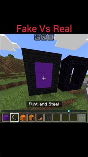 Fake Vs Real in Minecraft||#minecraft #shorts