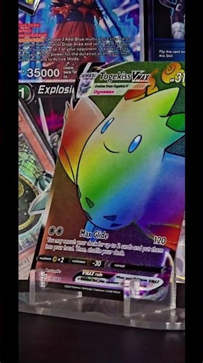 See the beauty of this Togekiss VMAX Rainbow Rare​#PokemonTCG #Togekiss#RainbowRare #Shorts #Pokemon