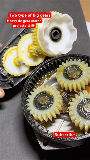 Using heavy dc gear motor for projects ⚙️ Planetary gear motor #shortvideo #gear #dcmotor #diybuild