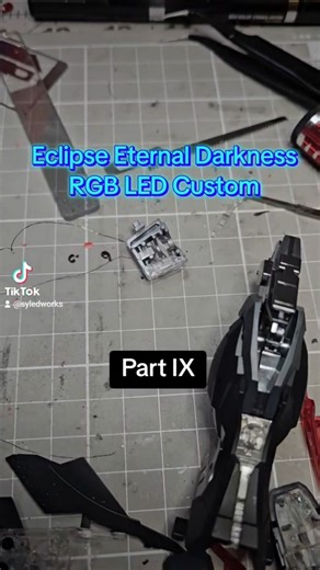 Eclipse Eternal Darkness RGB LED Custom Part 9 #gunplacustom #ledlight #modelkit (syledworks)