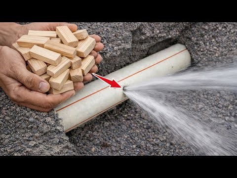 No modifications needed, leak repair technique rarely used by plumbers.